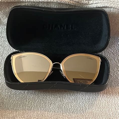 chanel sunglasses 4222|CHANEL Sunglasses: Cat Eye Sunglasses, nylon — Fashion.